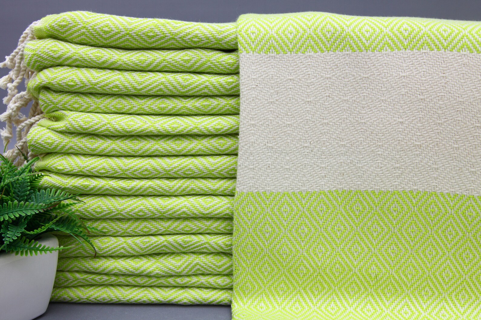 Turkish Towelpistachio Green Towelquality Towelshower Etsy UK