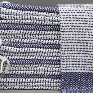 Türkisches Handtuch-Hammam-Tuch-40 &#39;&#39;x70 &#39;&#39;-Baumwolle werfen Handtuch Blau-Blau Großhandel Peshtemal-Türkisch Handtuch Blau-Handtücher für Badezimmer- (DBLL, KSKLMS)