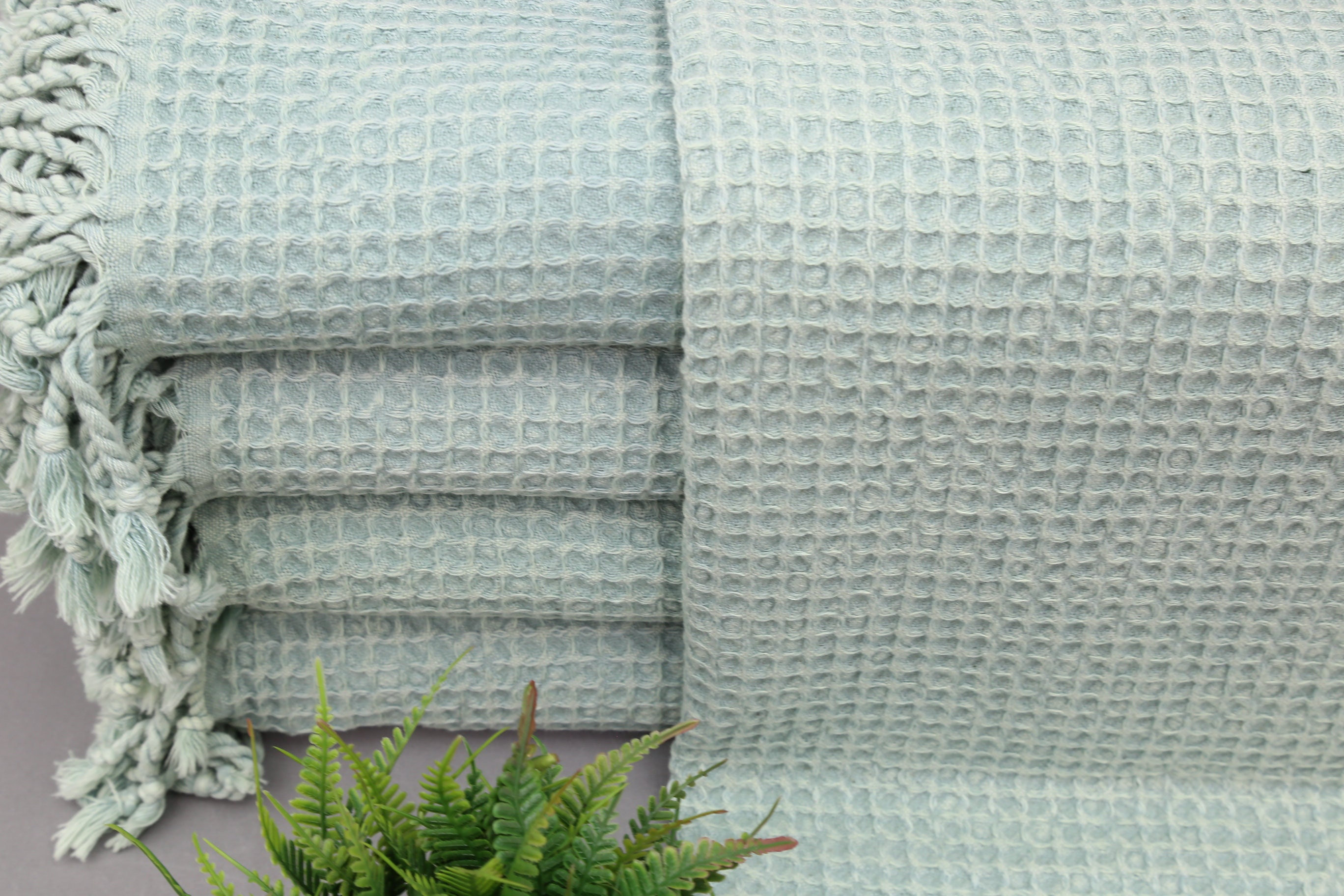 Pale Green Hand Towelturkish Hand Toweltea Towelstonewashed Etsy