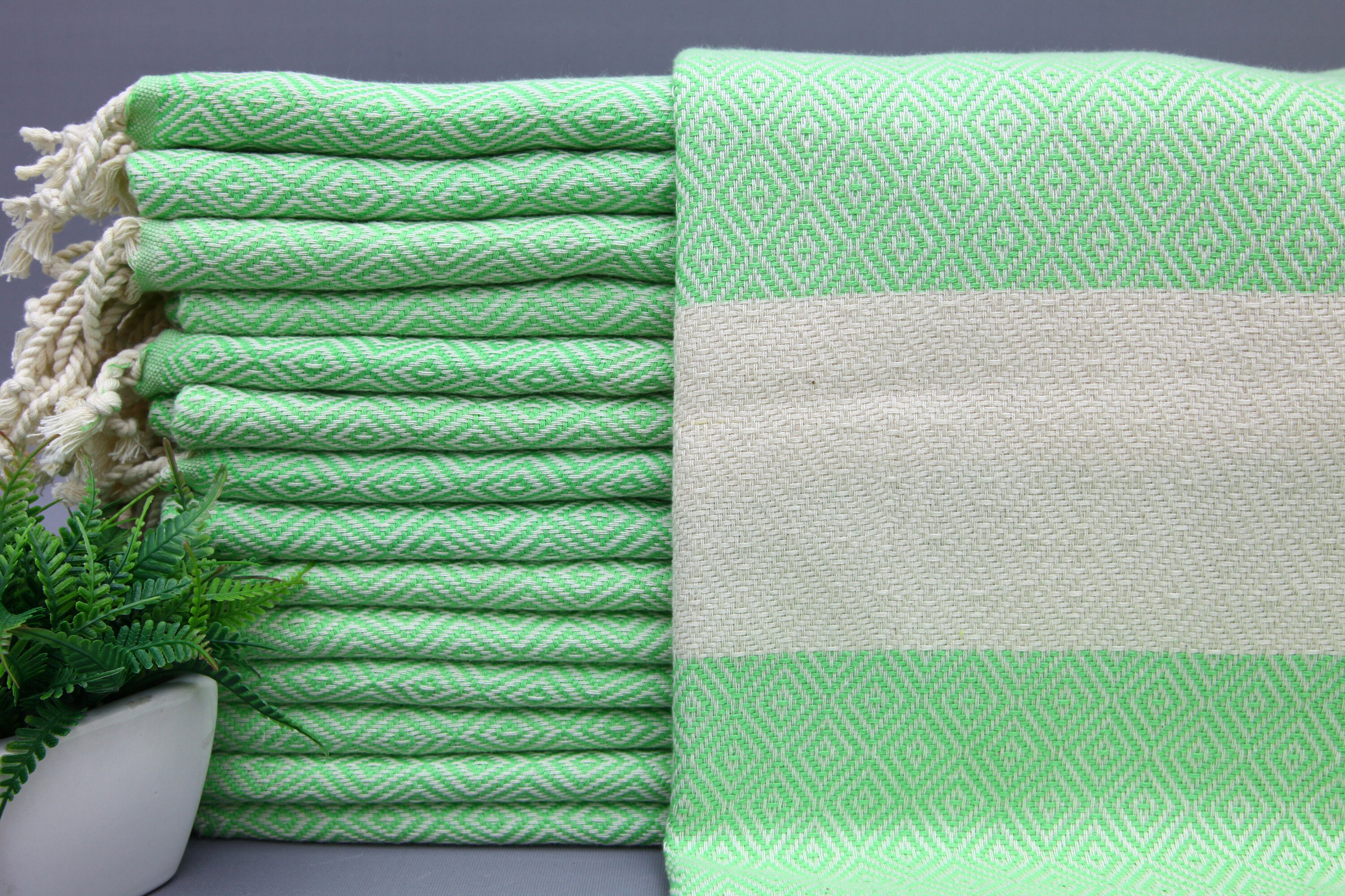 Mint Green TowelBridemaid TowelBeach TowelTurkish Etsy