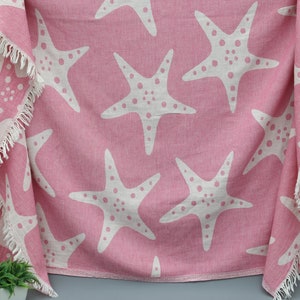Bridesmaid Towel-Turkish Towel-Pink Towel-Hammam Towel-Turkish Bath Towel-Beach Towel-36''x63''-Personalized Towel-(DBLL,YLDZ)