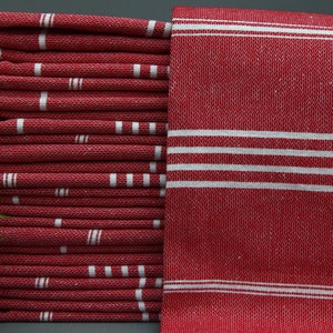 Bathroom Towel-Turkish Towel-Spa Towel-Beach Towel-40&quot;x70&quot;-Red Towel-Striped Towel-Wedding Towel-Gift Towel-Personalized Towel, Hotel Towel
