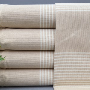 Turkish Towel-Beige Towel-Beach Towel-Striped Towel-Wholesale Towel-40&#39;&#39;x70&#39;&#39;-Bridemaid Towel-Bath Towel-Cotton Towel-Spa Towel-(MTN,ODCZG)