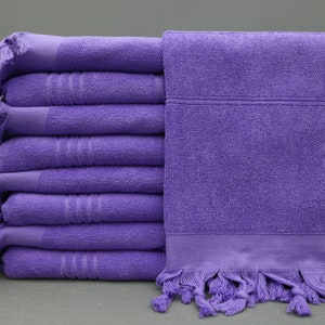 Purple Towel,Turkish Terry Towel,Turkish Towel Bulk,36&#39;&#39;x70&#39;&#39;,Bridal Shower Gift,Turkish Towel,Soft Baby Towel,(DBLL,HVL)