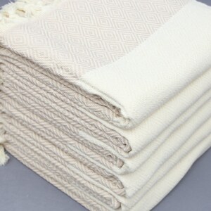 Beige Towel-Cotton Towel-Diamond Design Towel-Pattern Towel-Turkish Towel-40&#39;&#39;x70&#39;&#39;-Wholesale Towel-Bath Towel-Shower Towel-(ARF,BYKLMS)