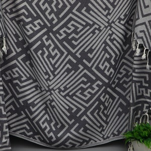 Turkish Towel,Bath Towel,Beach Towel,38&#39;&#39;x67&#39;&#39;,Black Towel,Organic Towel-Handmade Towel-Boho Towel-Bulk Towel-Camp Towel(YMZ,LBRNT)