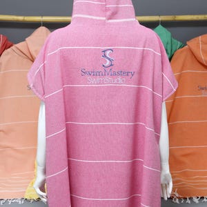Personalized Hooded Poncho for Girls Trip, Beach Cover Up, Bridal Shower Party Gift, Custom Unisex Surf Poncho, Wholesale Poncho for Friends