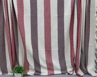 Housewarming Gift-Turkish Blanket-Handmade Blanket-Personalized Gift-83''x95''-Red And Burgundy Blanket-Sofa Throw-Bed Cover-(MRT,KLN,PK)