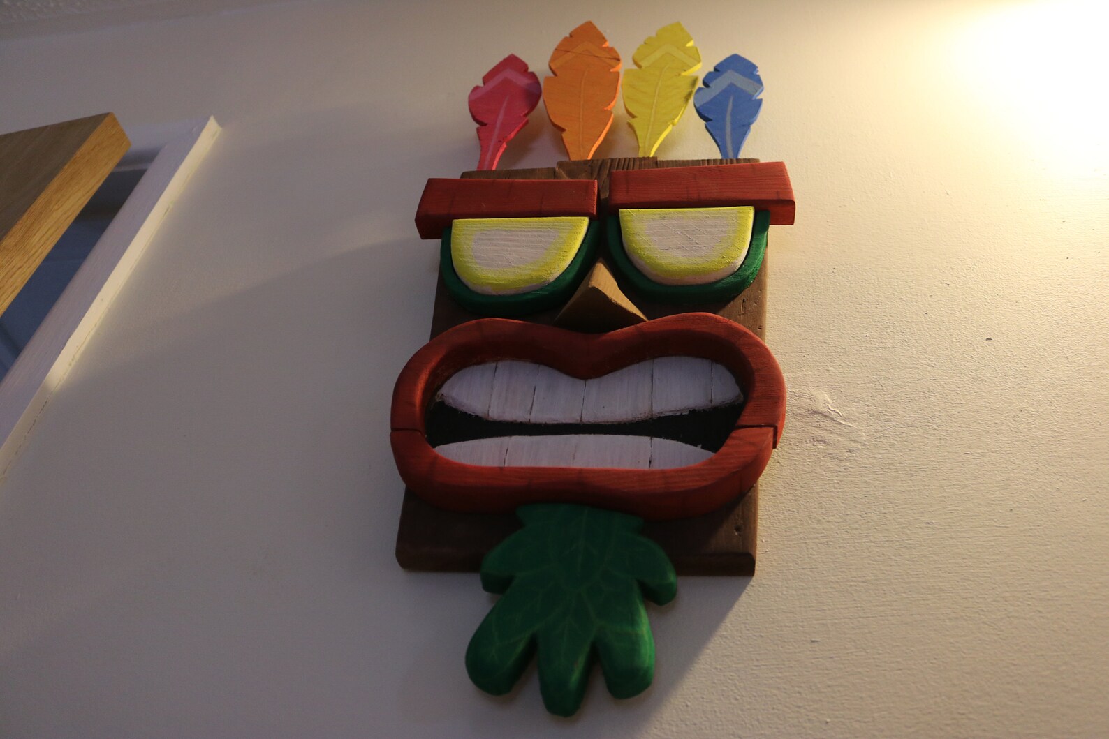 Aku Aku Wood Tiki Mask Crash Bandicoot Etsy UK