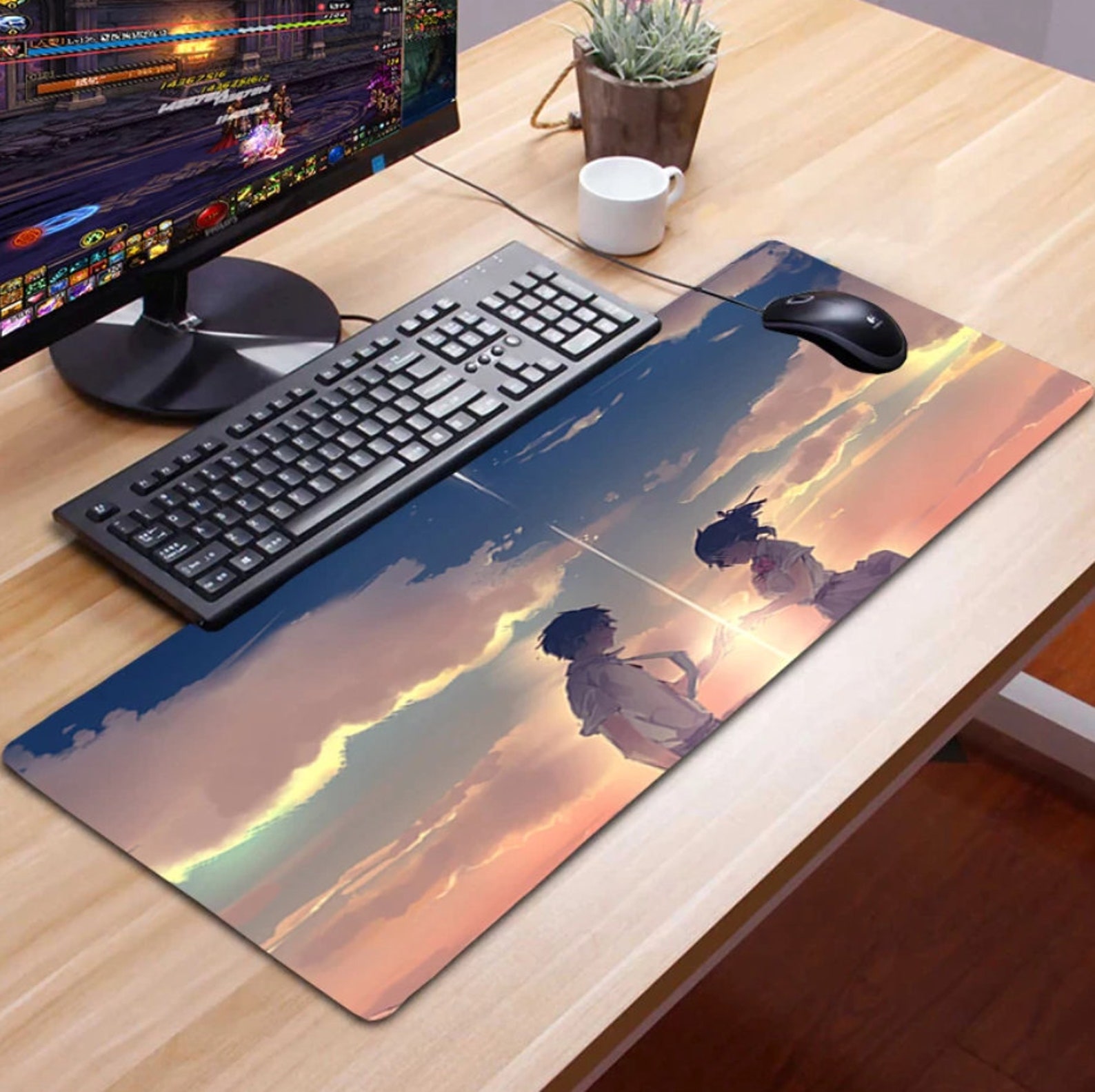 Japanese Mouse Pad Anime Mouse Pad Big Gaming Mouse Pad Etsy