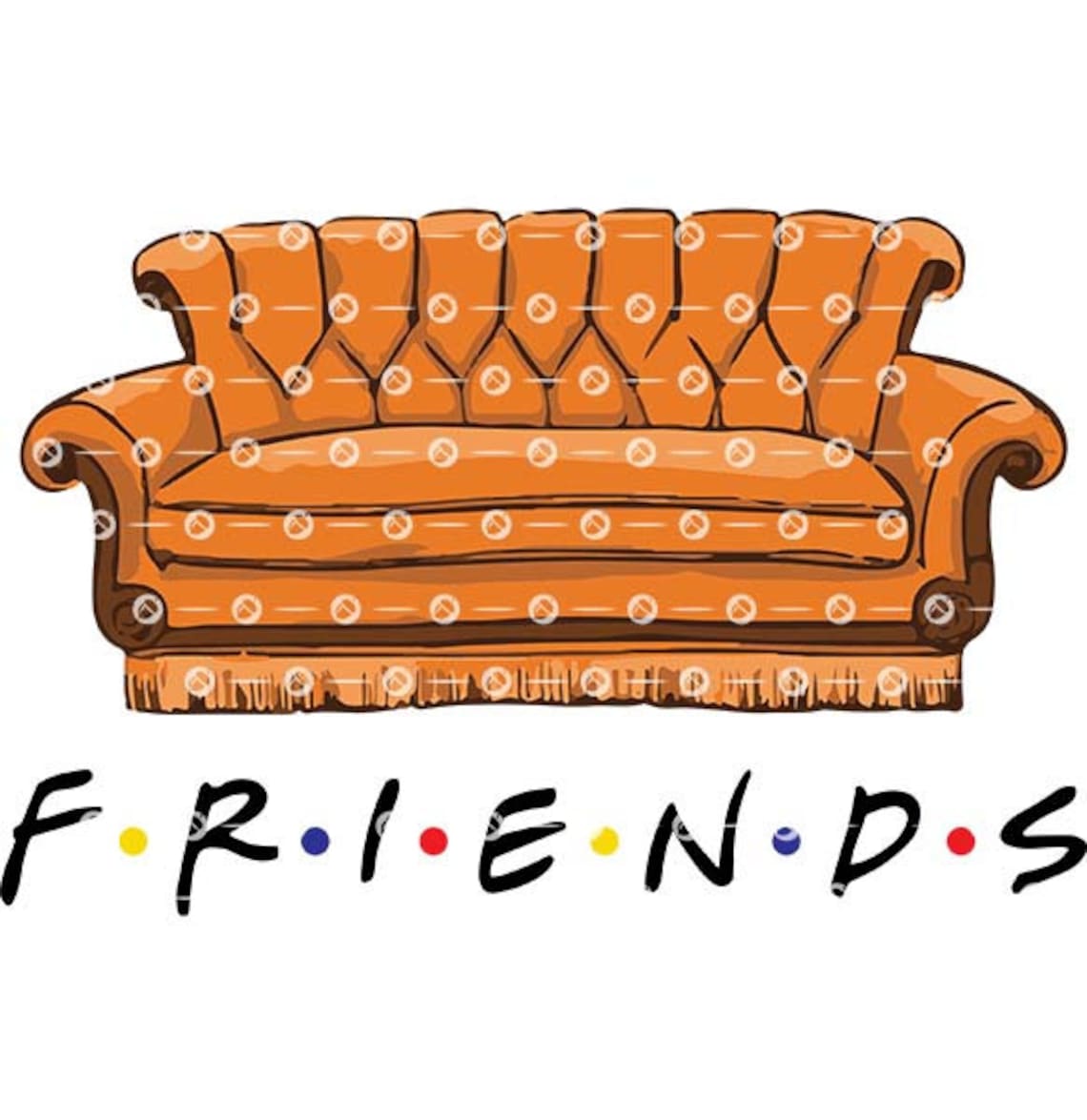 Friends Couch Svg Friends Svg Svg Files for Cricut Png Etsy
