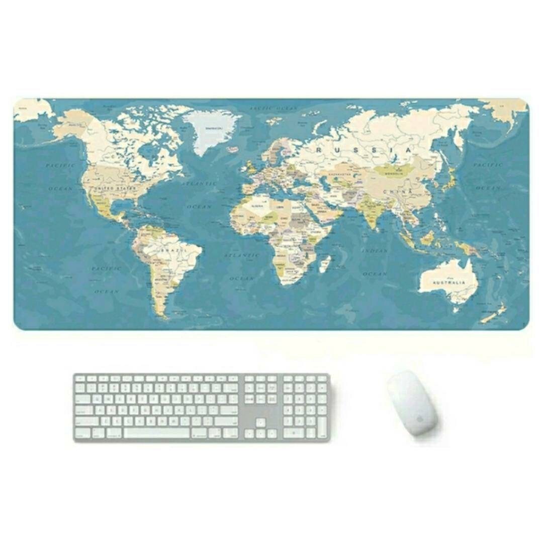 Computer World Map Mouse Pad Desk Decor Desk Mat different - Etsy