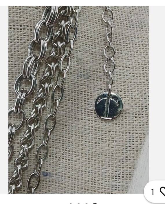 Talbot Silver Tone Teardrop Pearl Necklace - image 5