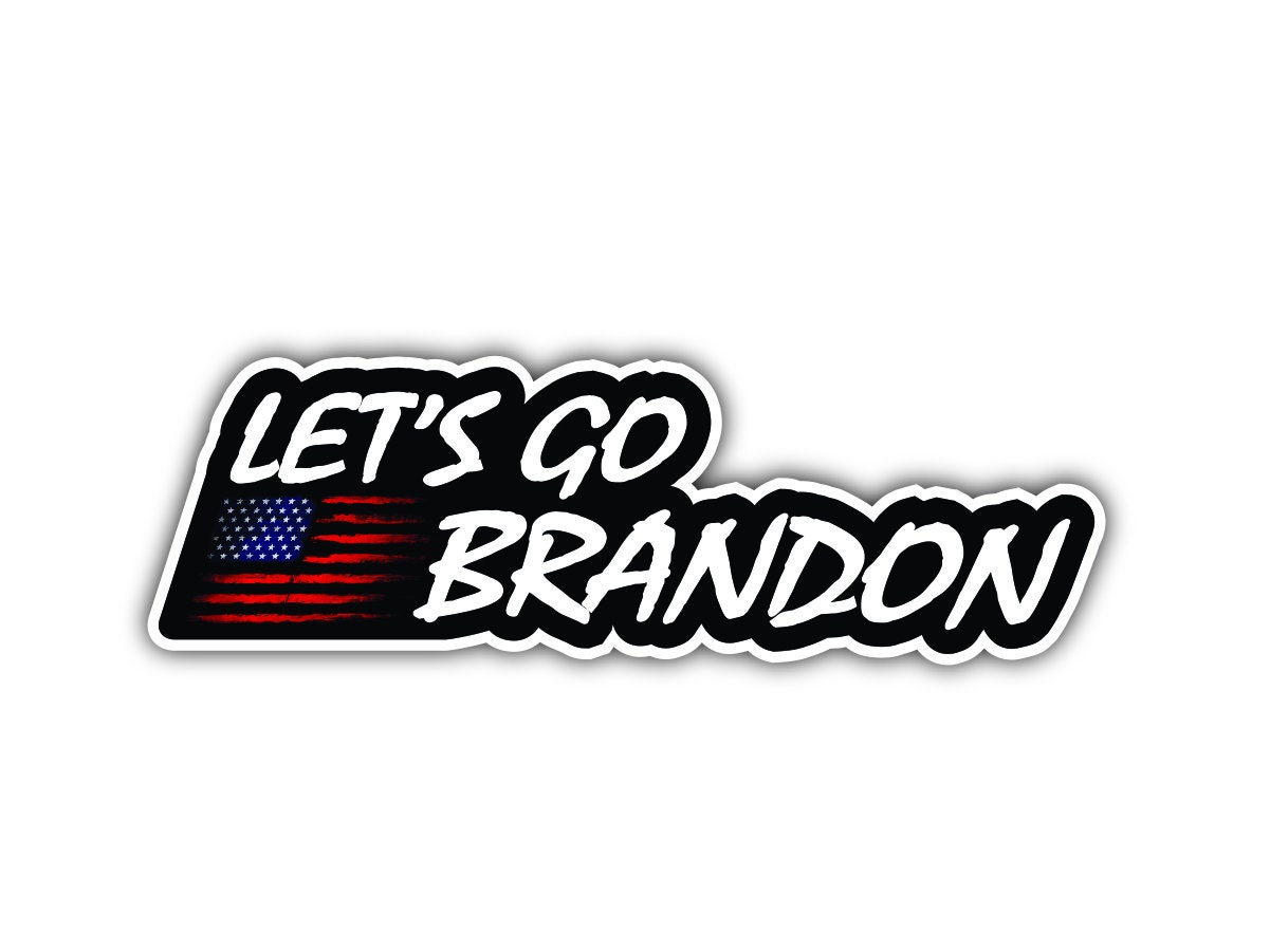 Let's Go Brandon Bumper Sticker, Car Bumper Sticker Decal Sticker Sticker  7x3 Inch (20 PCS)