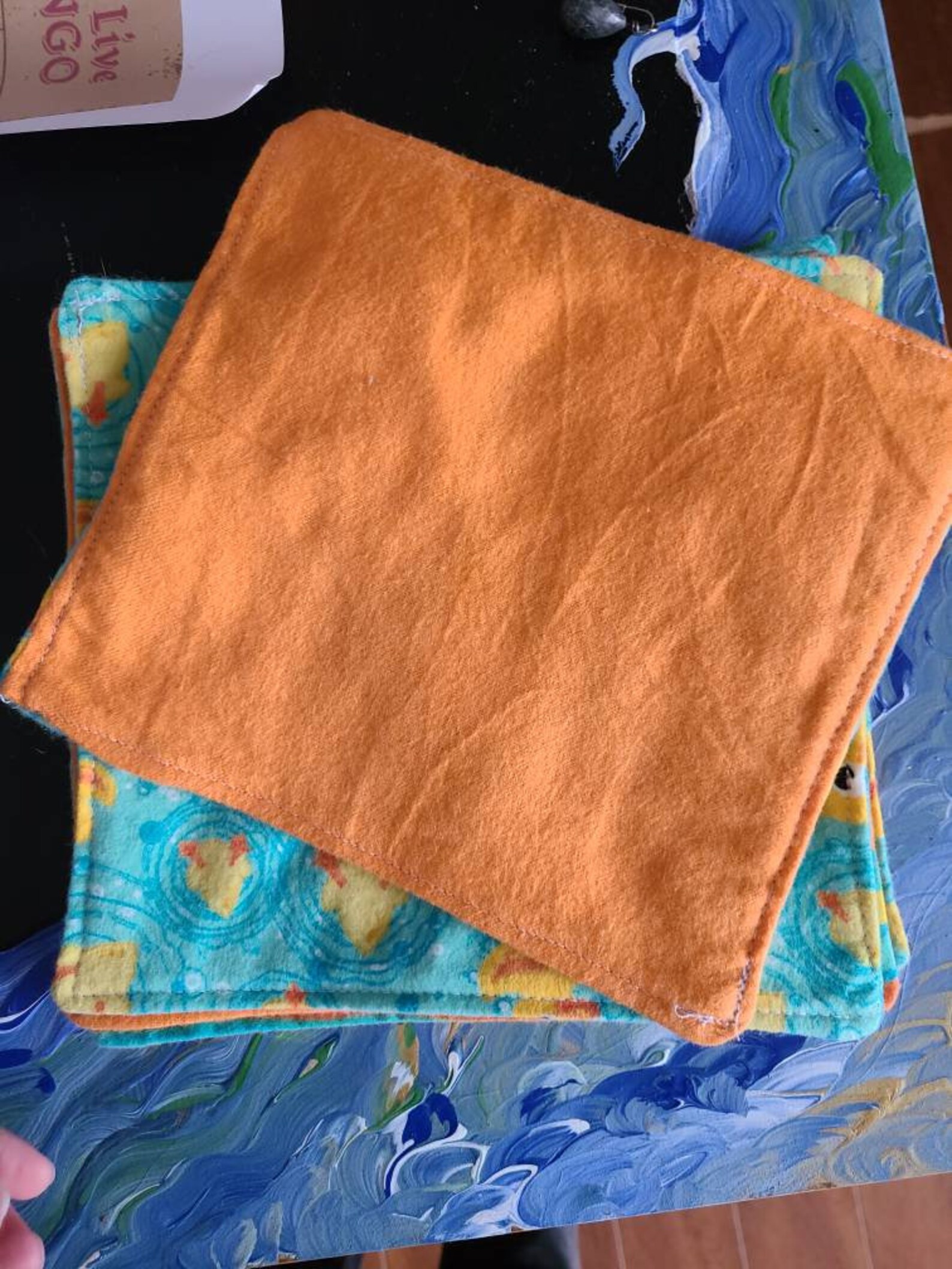 Set of 5 Cotton Flannel Washcloth / Facecloth / BabyCloth / Etsy