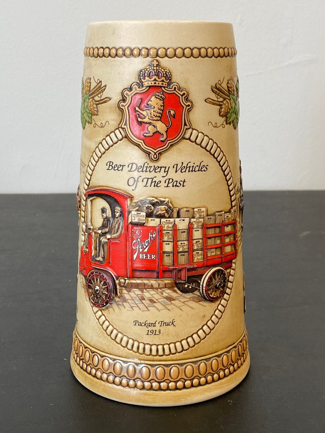 Vintage Stroh's Beer Stein Heritage Series V Delivery Etsy