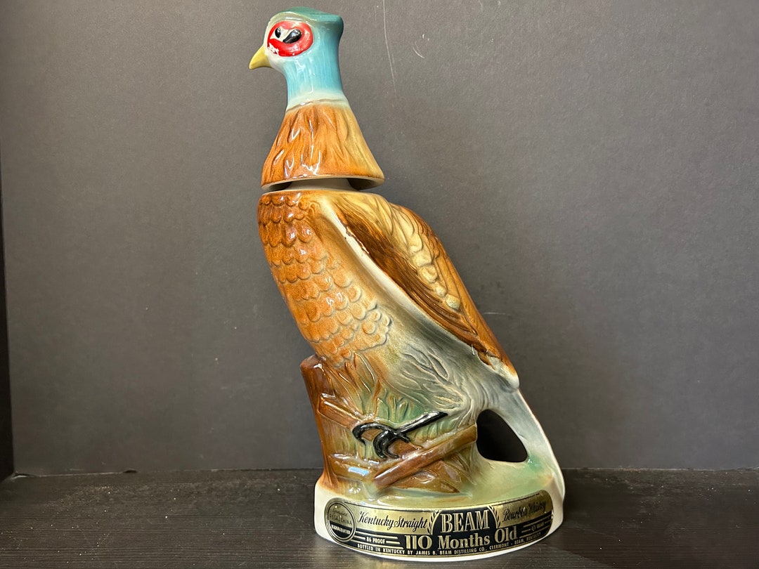 Vintage 1968 Jim Beam Pheasant Genuine Regal China Decanter Etsy