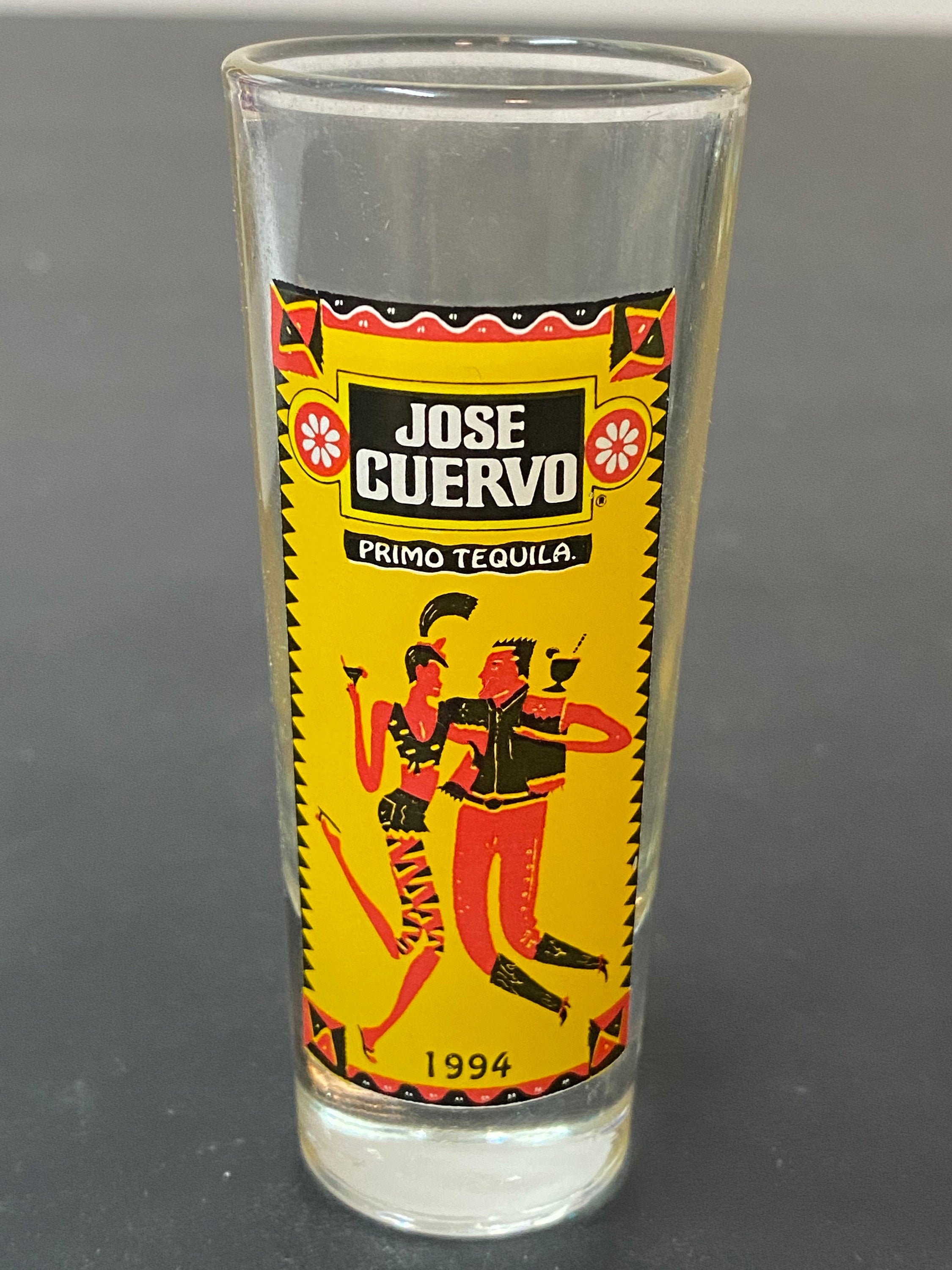 Jose Cuervo Primo Tequila Tall Shot Glass Etsy