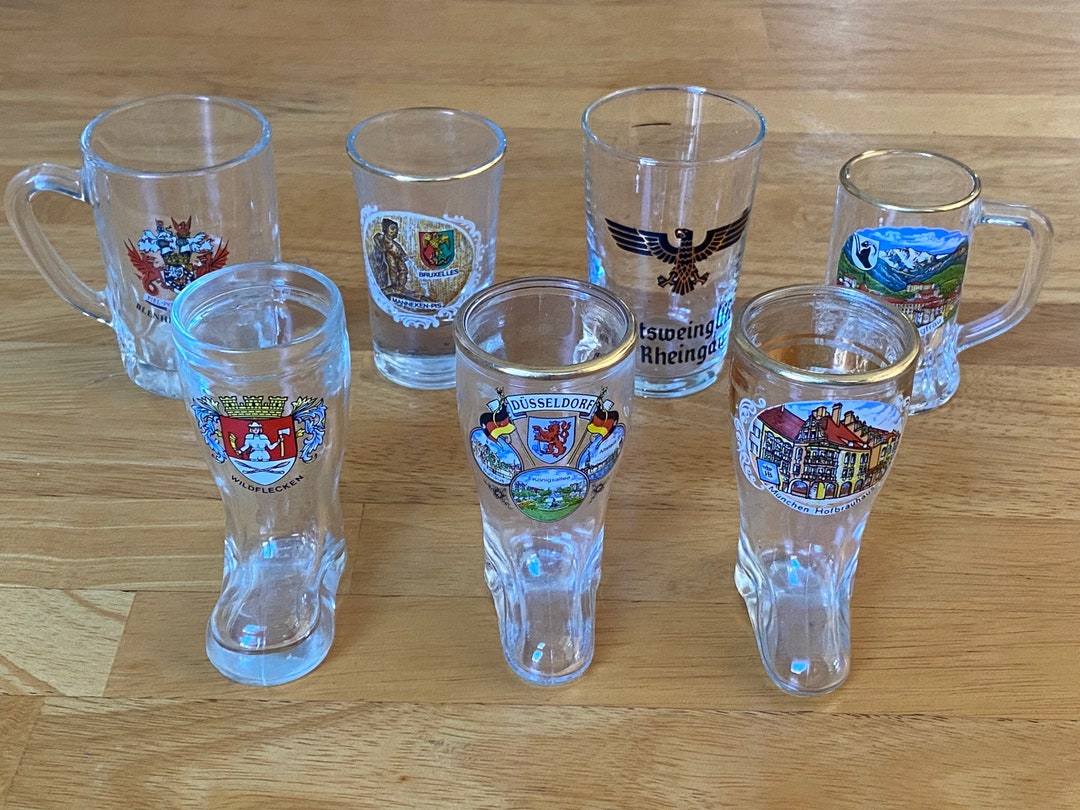 Vintage Shaped German Shot Glasses Choose Your Favorite Etsy