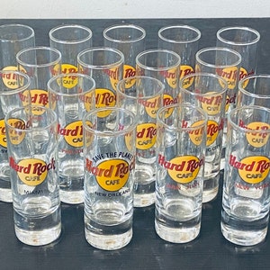 Hard Rock Caf Tall 2 Oz. Shot Glasses Choose Your Favorite Etsy UK