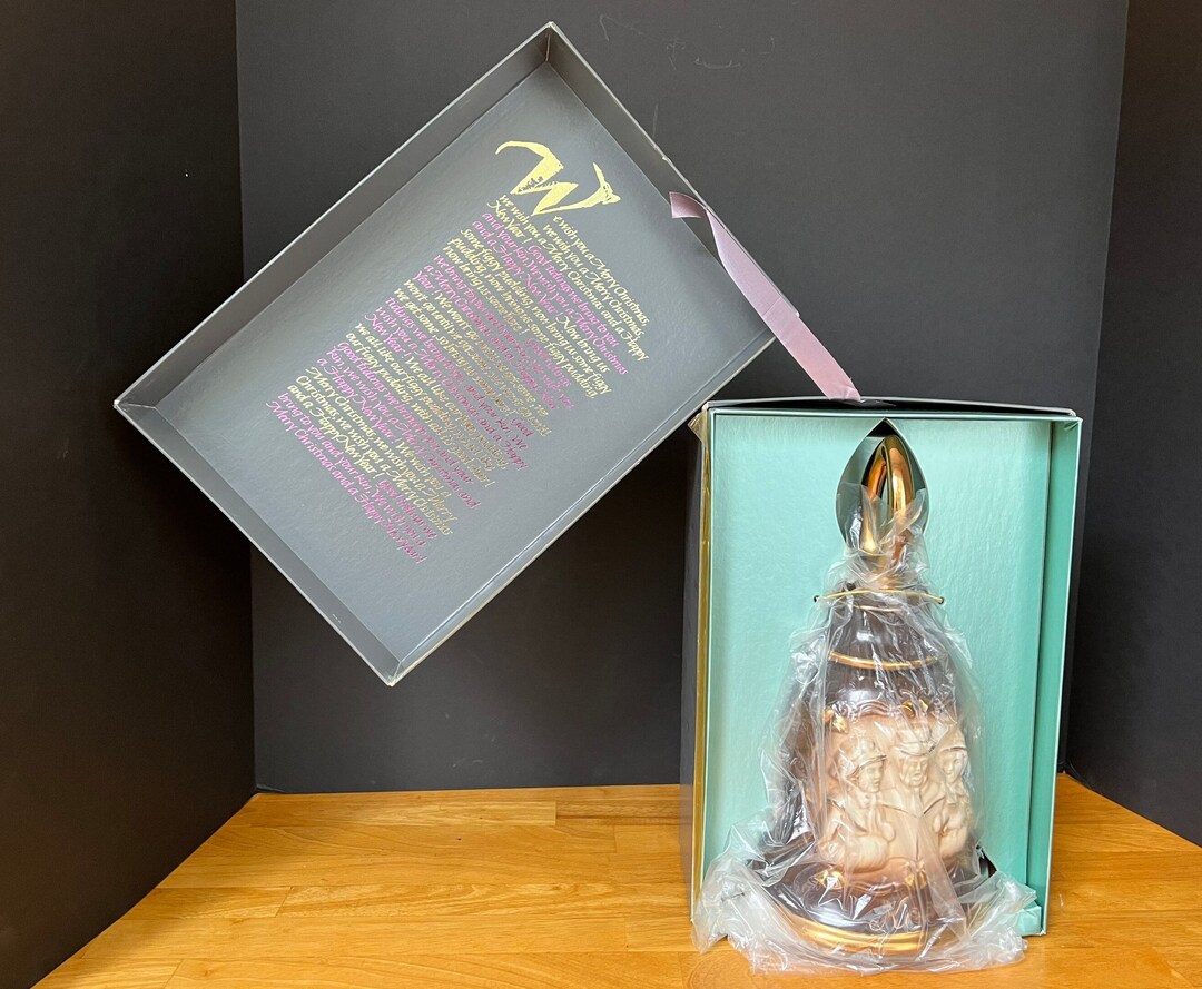 Vintage 1984 Jim Beam Executive Series Noel Christmas Musical Bell