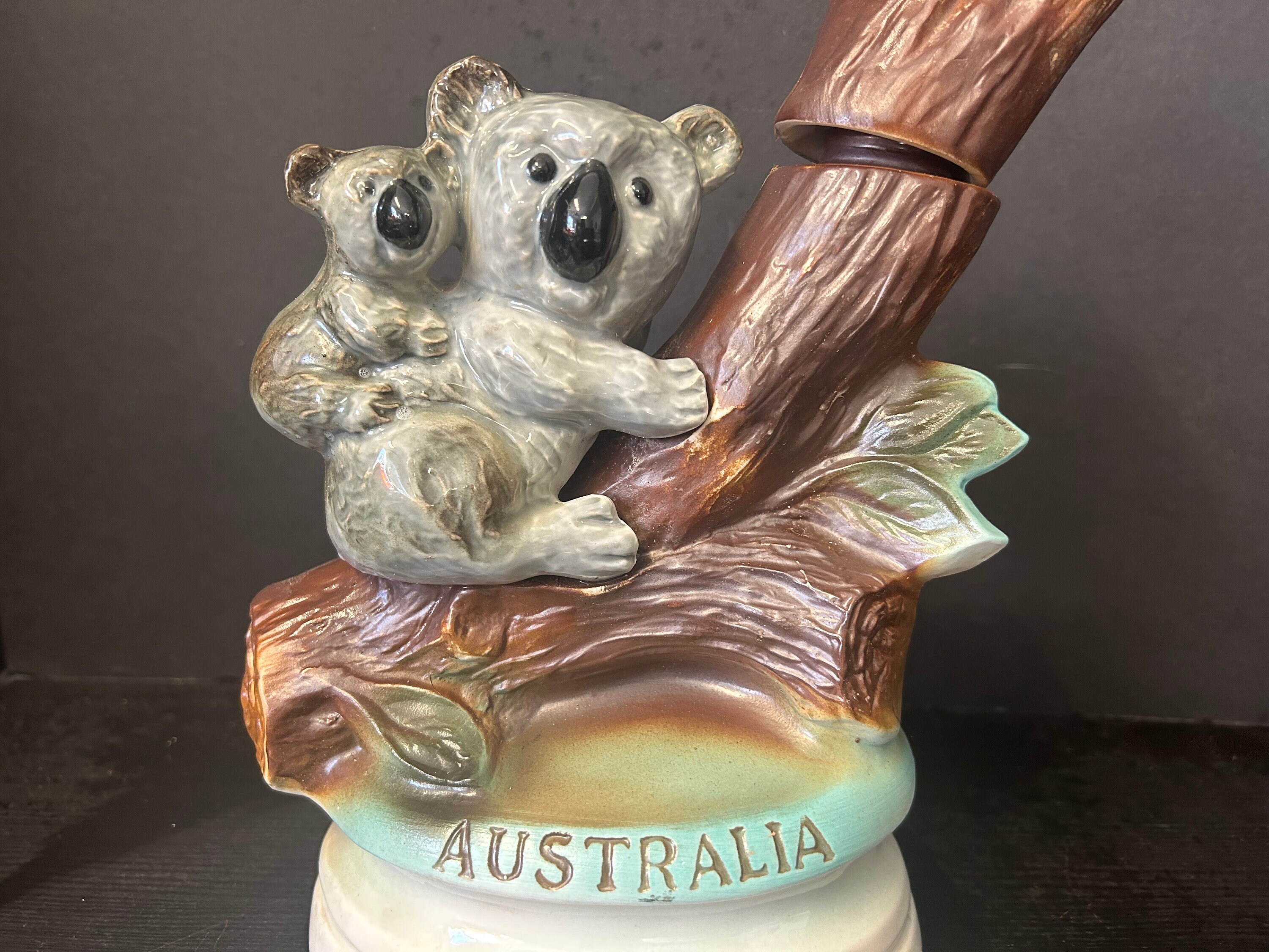 Vintage 1973 Jim Beam Australia Koala Empty Whiskey Decanter Etsy