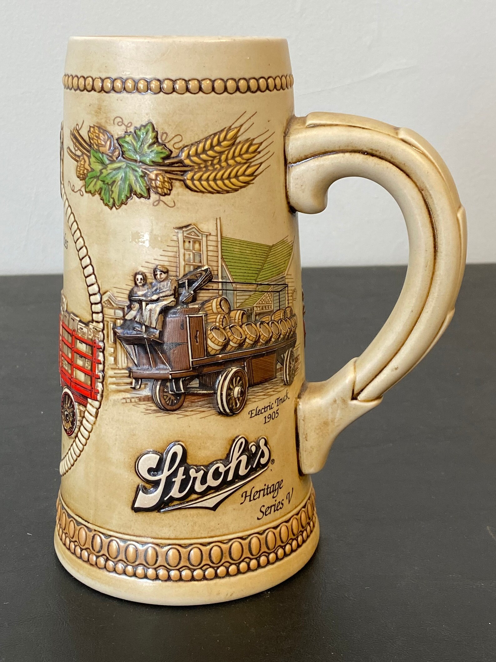 Vintage Stroh's Beer Stein Heritage Series V Delivery Etsy