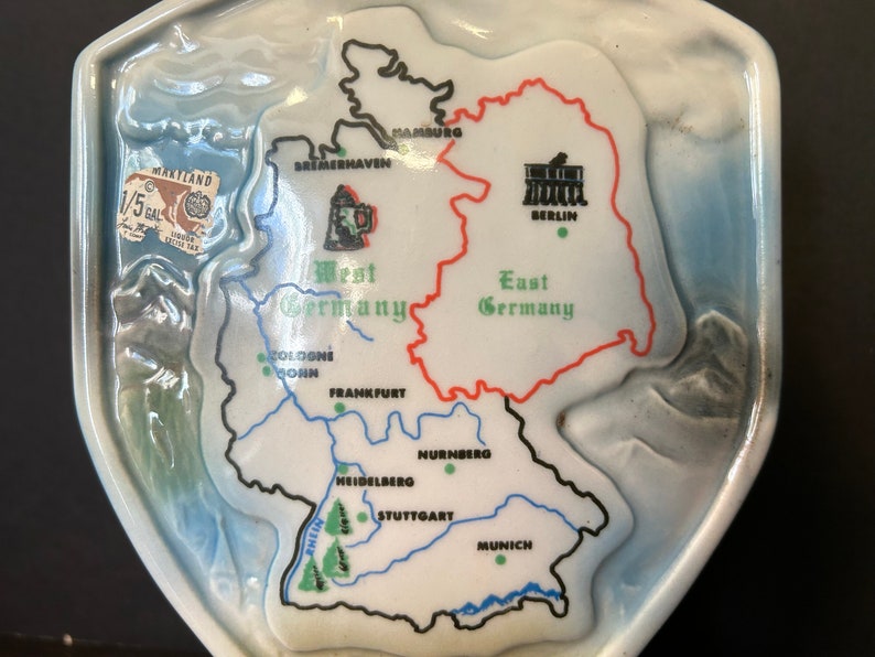 Vintage 1970 Jim Beam Germany Whiskey Bottle Decanter Etsy