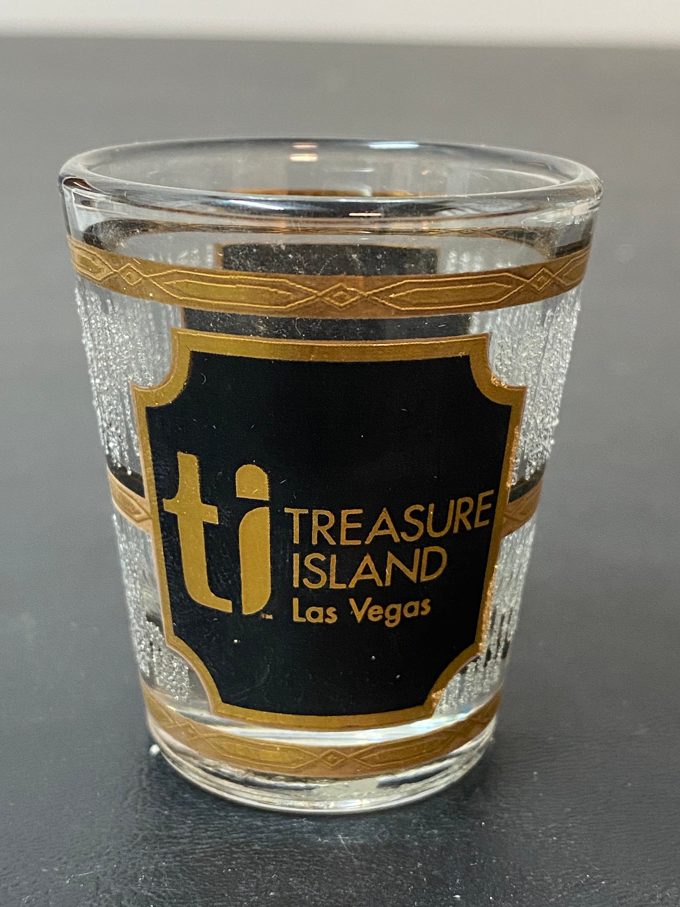 Treasure Island Las Vegas Shot Glass Etsy
