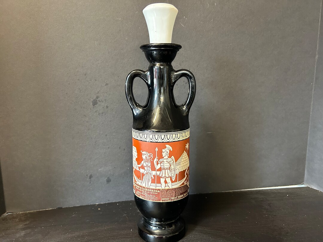 Vintage 1962 Jim Beam Egyptian Cleopatra Empty Decanter Bottle Etsy