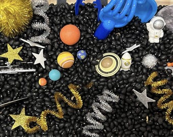 Space Themed Sensory Bin