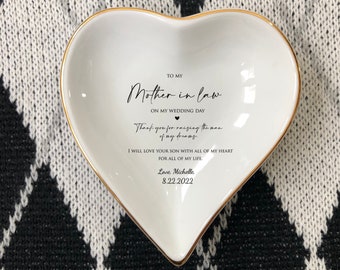 To My Future Mother In Law Ring Dish, Jewelry Dish, Ring Holder, Mother of the Groom Gift, Future Mother Gift, Mother in law Wedding Gift