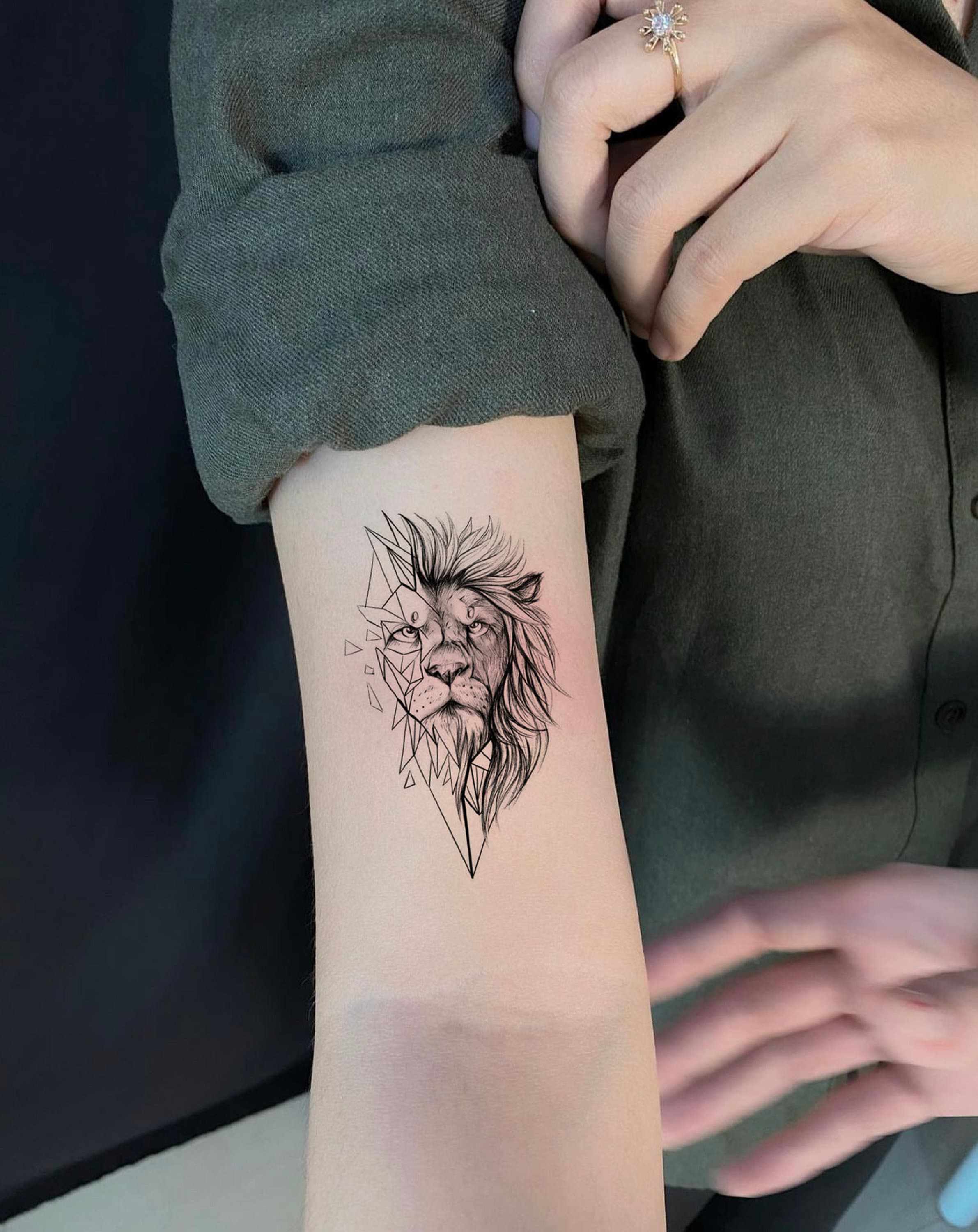 Custom armband tattoo Divine Tattoo Rajkot ☎️ 8153995995 . . . #lion  #lionking #liontattoo #lions #lioness #moj #rajkot #tattoo ... | Instagram