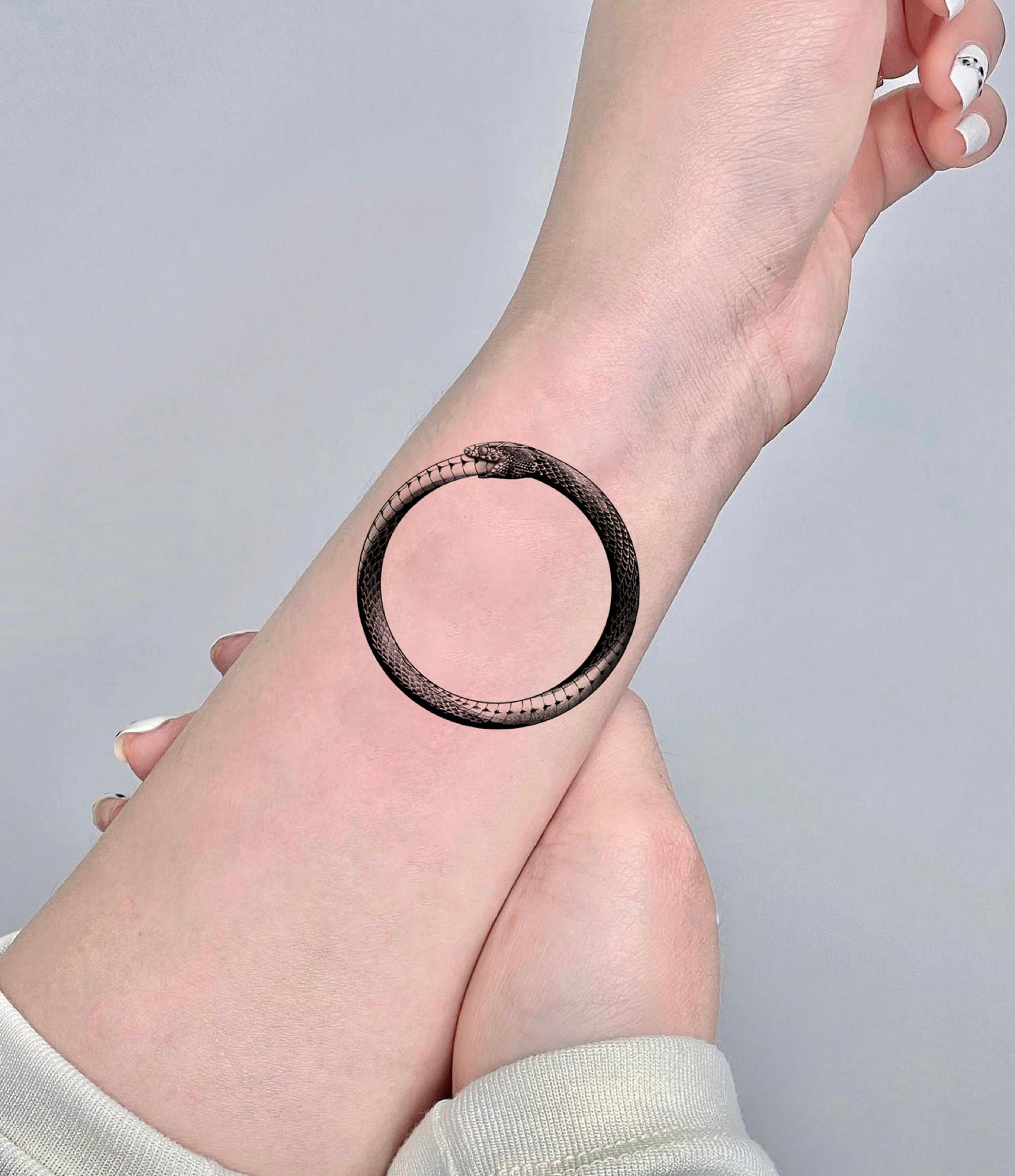 Vision Serpent, tattoo, ouroboros Tattoo, Ouroboros, the black, Snakes,  body Art, minimalism, serpent, bicycle Part | Anyrgb