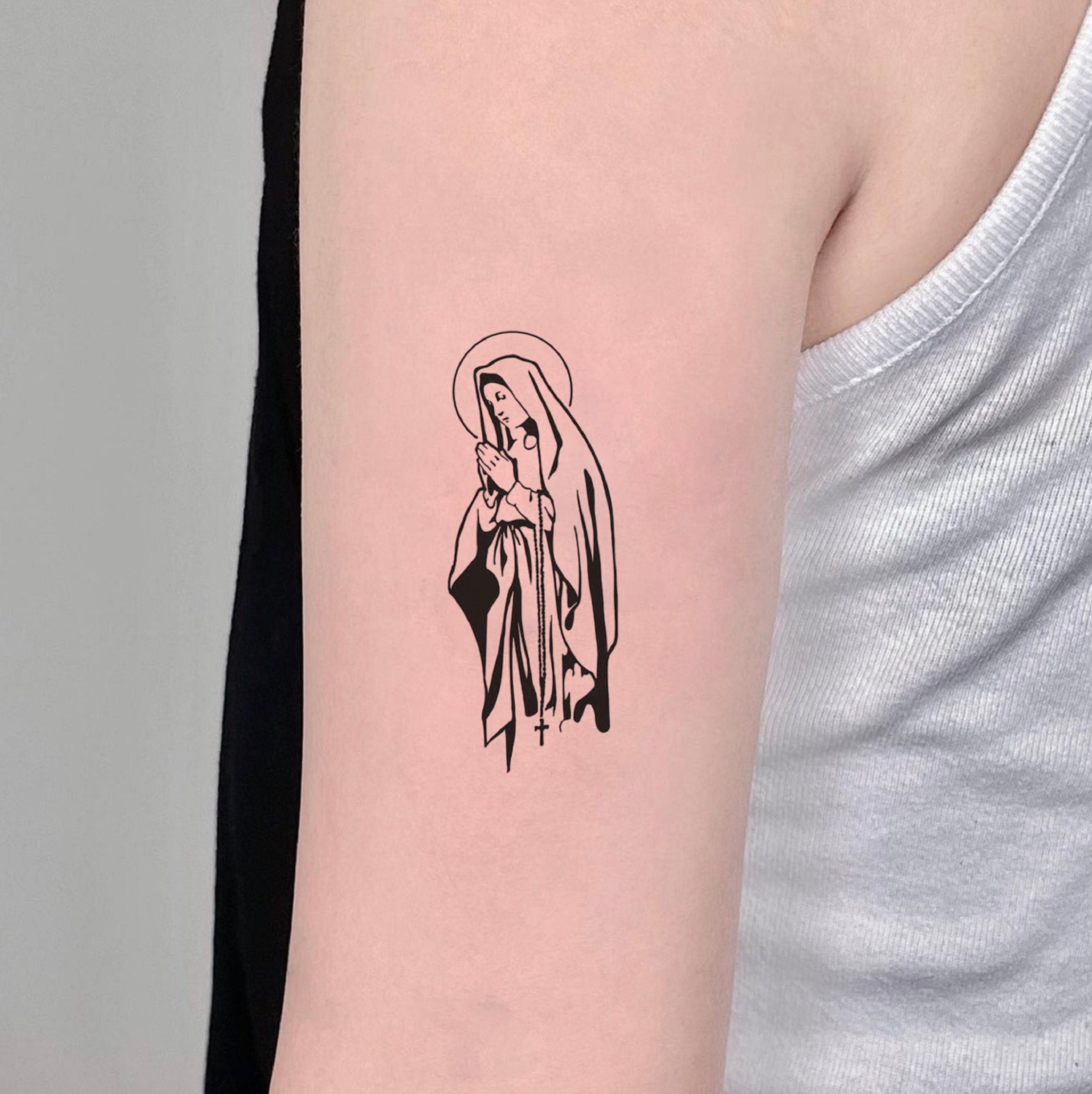 Crying Virgin Mary - ArtWear Tattoo