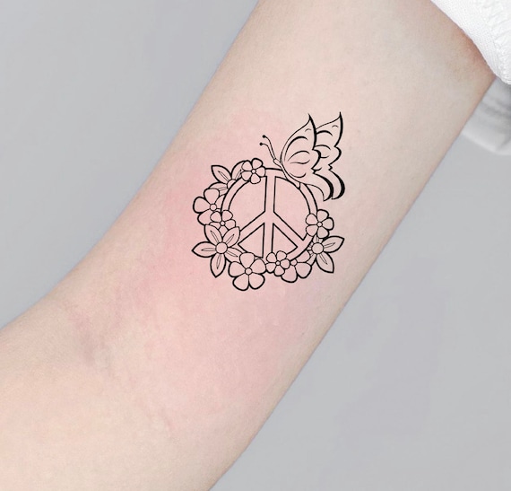 Amazon.com : ADXCO 144 Pieces Hippie Tattoos Stickers Hippie Assorted  Groovy Hippie Temporary Tattoos Waterproof Love and Peace Sign Hippie  Tattoos Hippie Theme Party Tattoos for Hippie Party Favors : Beauty &