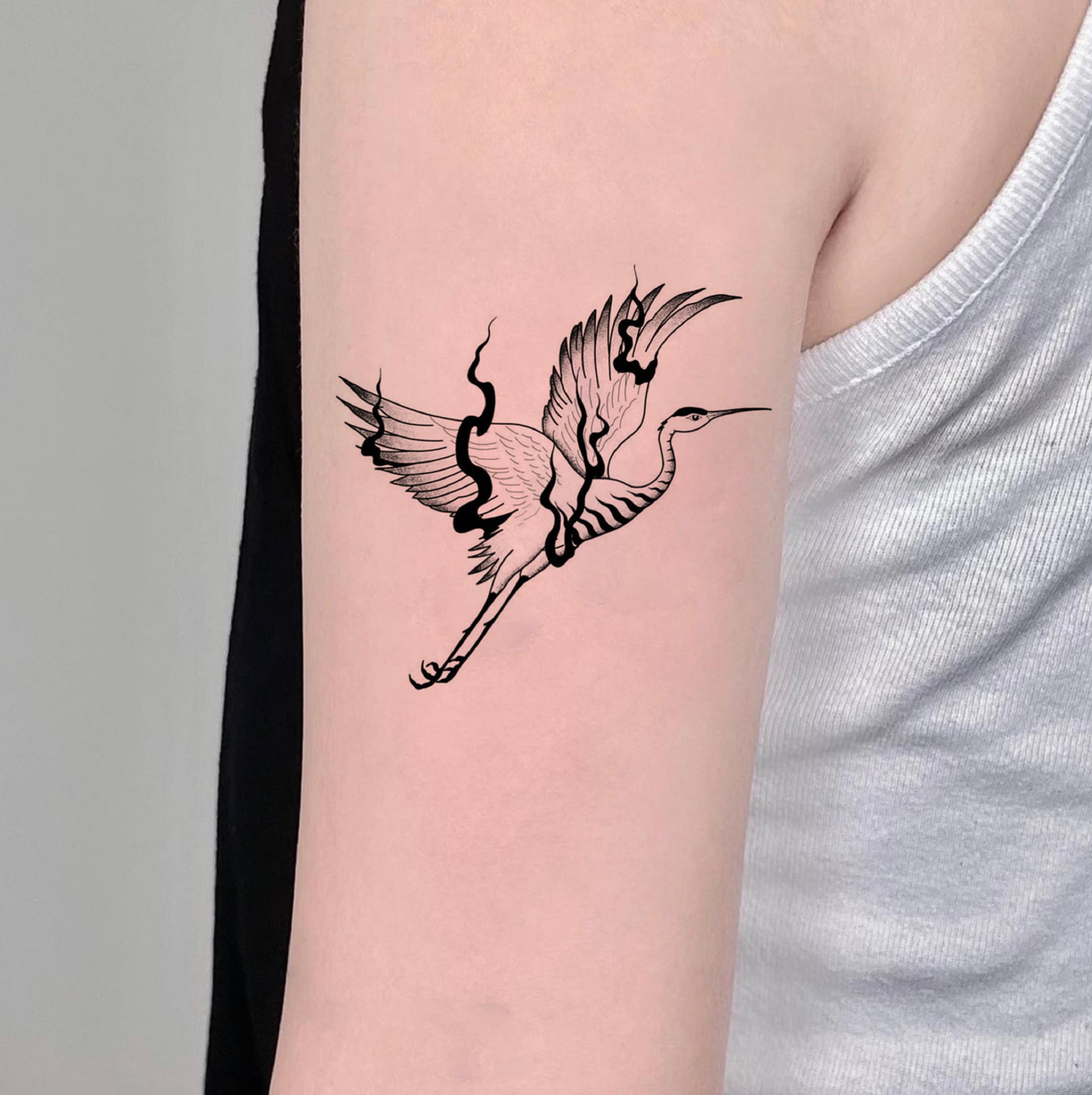 Flash Tattoos | Origami Swan temporary tattoo - Beauty and purity – The  Flash Tattoo