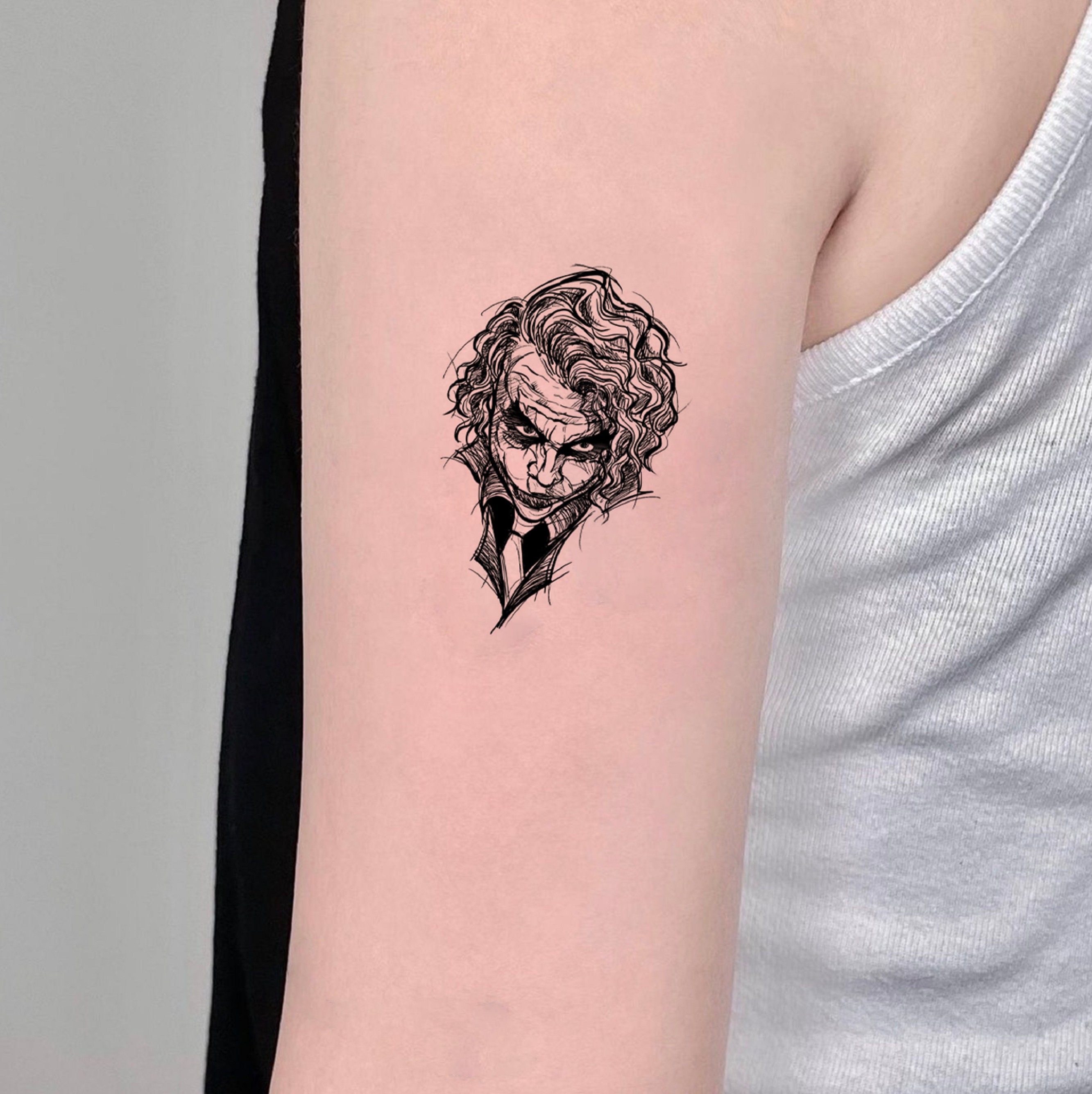 Joker Tattoo - Etsy