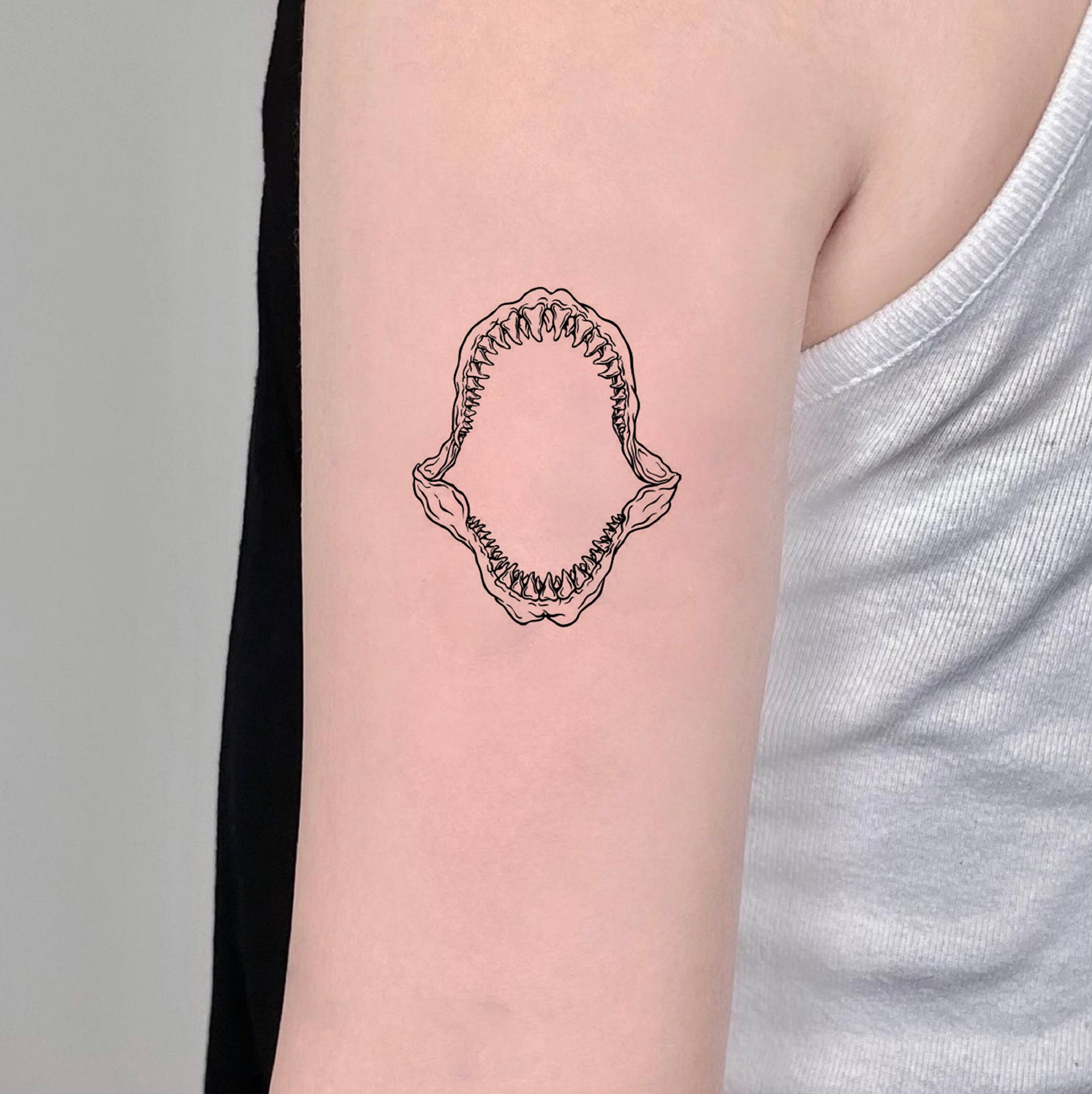Shark Jaws Tattoo