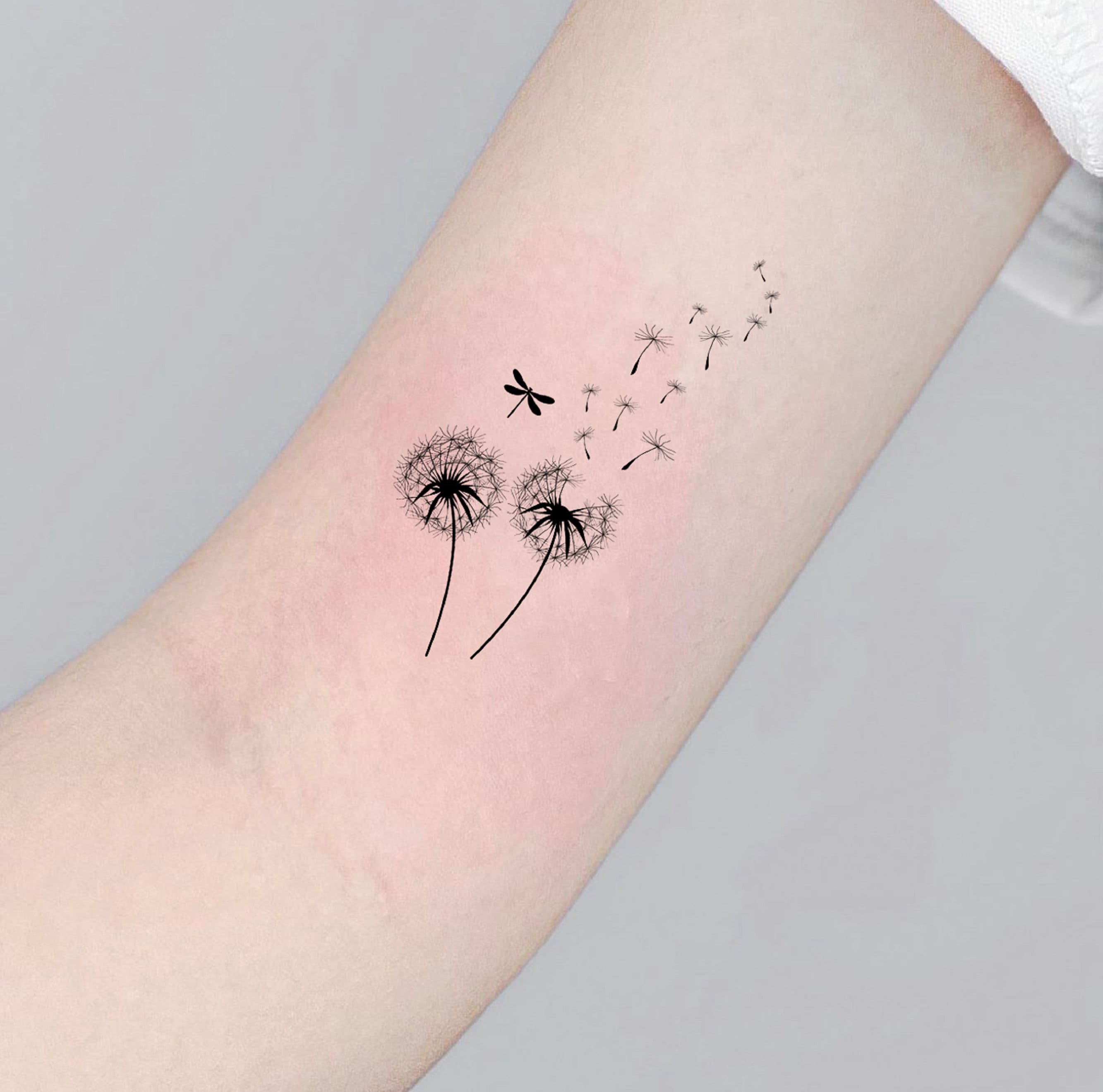 Dandelion Tattoo Behind Ear - Best Tattoo Ideas Gallery