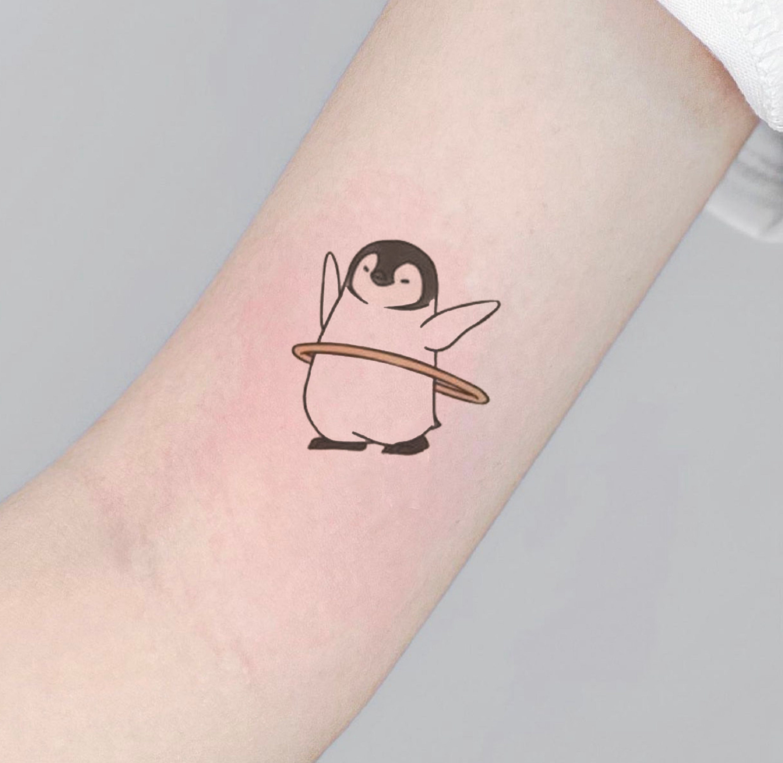 How to Draw Tiny Penguin, Tattoo Minimalist