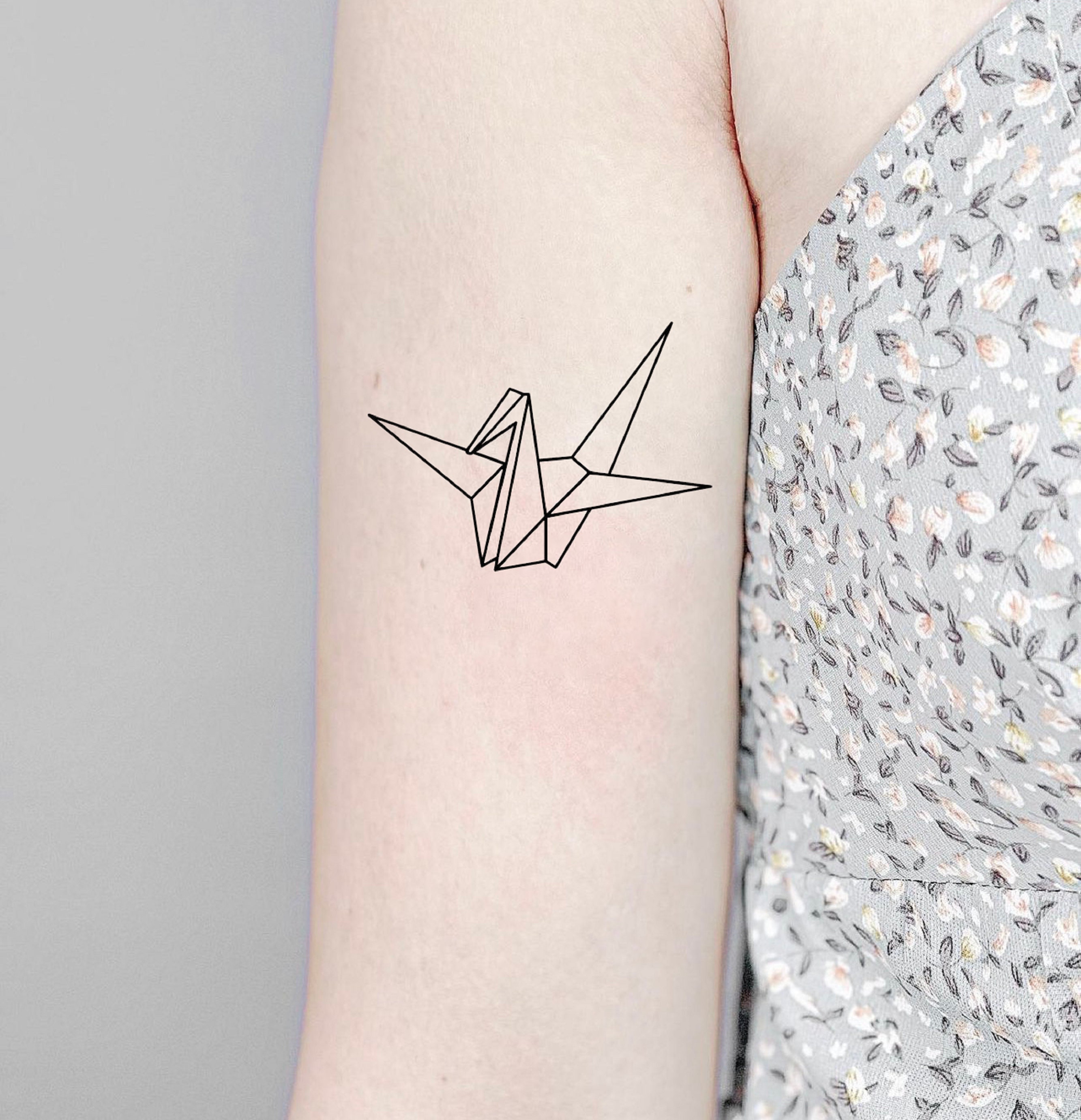 Paper Crane Tattoo