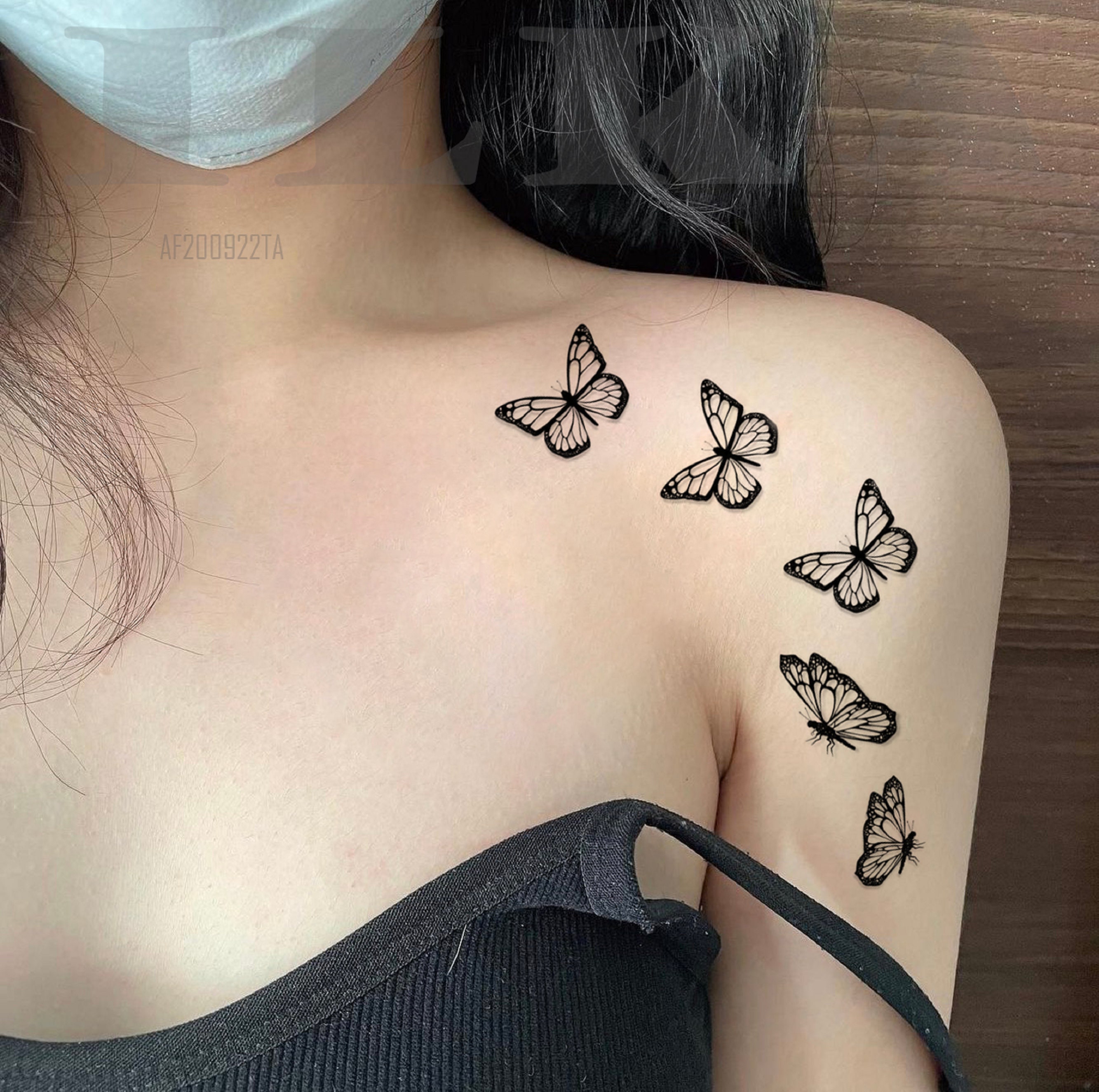 tiny butterfly tattoos