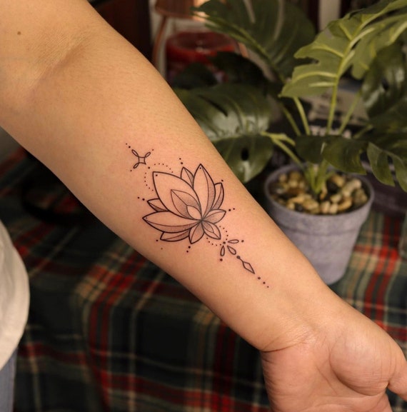 Lotus Tattoo Design #6