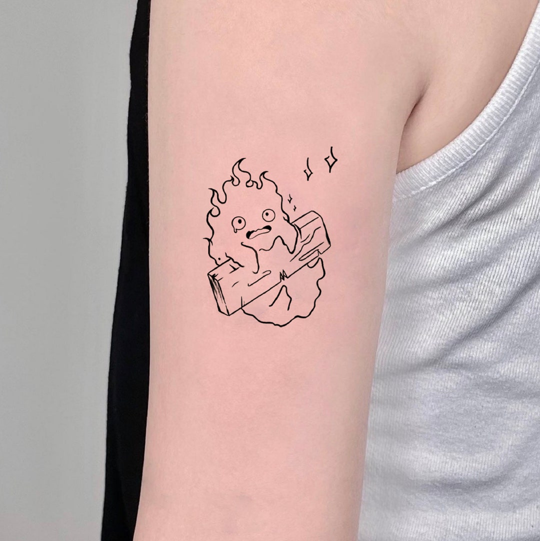 Cute Temporary Tattoo Fake Tattoo Black Tattoo Tiny Tattoo Etsy