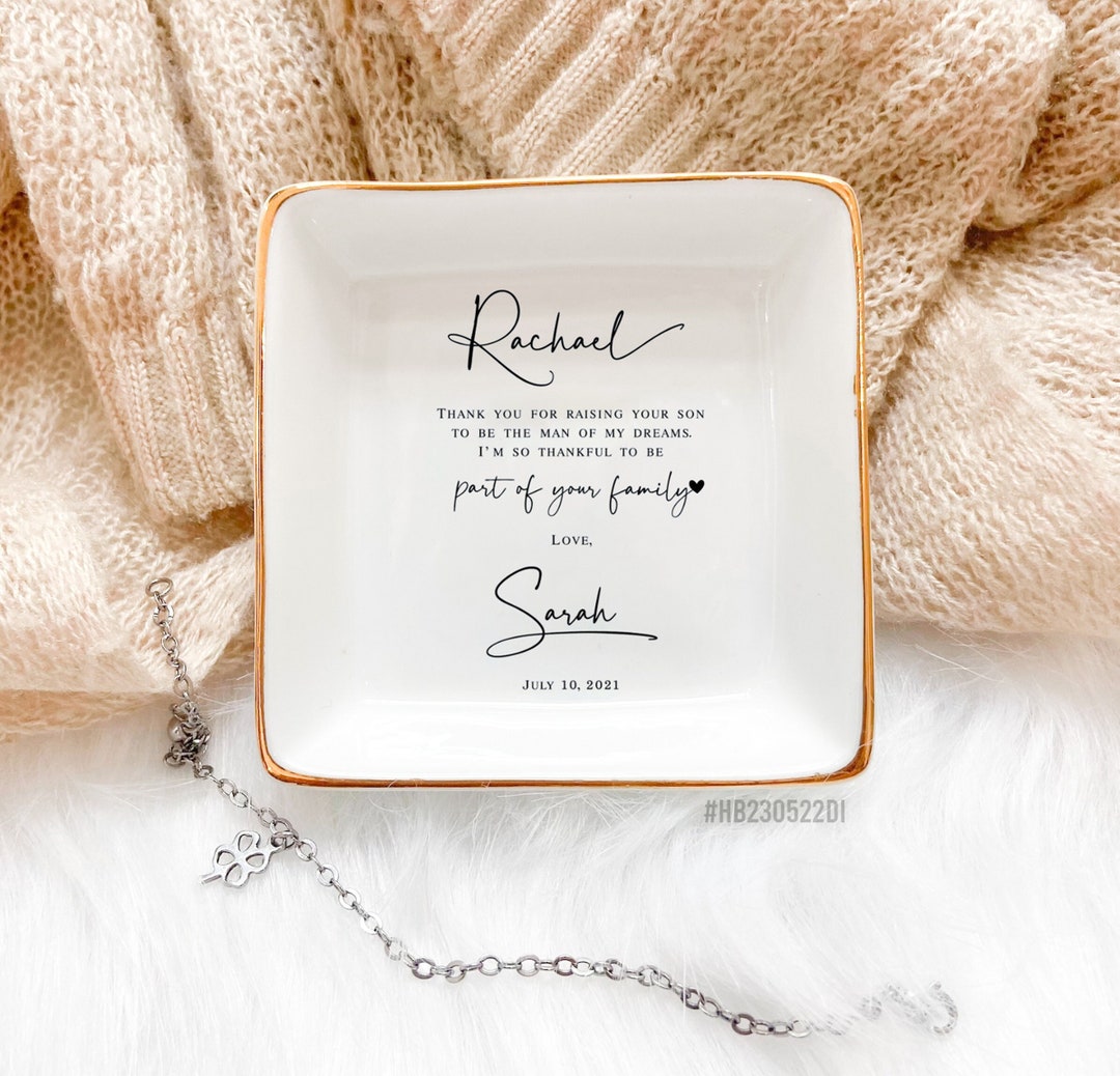 Elegant Ring Dish For Mother-in-Law – Jewelry Tray Gift For Mom, MIL, Or Second Mom