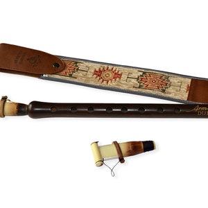 Duduk abricot professionnel, Duduk arménien, Duduk professionnel avec 2 anches et étui cousu à la main, Duduk A