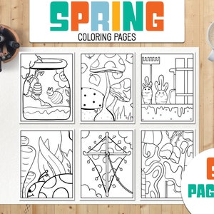 Spring Coloring Pages | Seasons Coloring Pages | Printable Coloring Pages | Coloring Pages for Kids