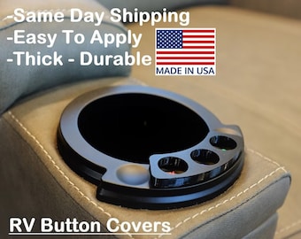 PAIR of Grand Design Thomas Payne  Stacy Stewart Michele Kay rv cup holder recliner button covers rv button guards
