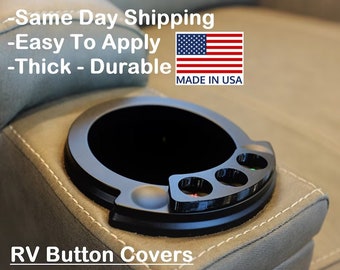 PAIR of Grand Design Thomas Payne  Stacy Stewart Michele Kay rv cup holder recliner button covers rv button guards